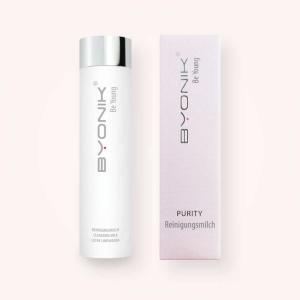 Die Byonik Purity Reinigungsmilch sorgt durch ihre hochwirksamen Substanzen für eine sanfte und gründliche Reinigung der Haut., med fit Dornbirn, Online-Shop