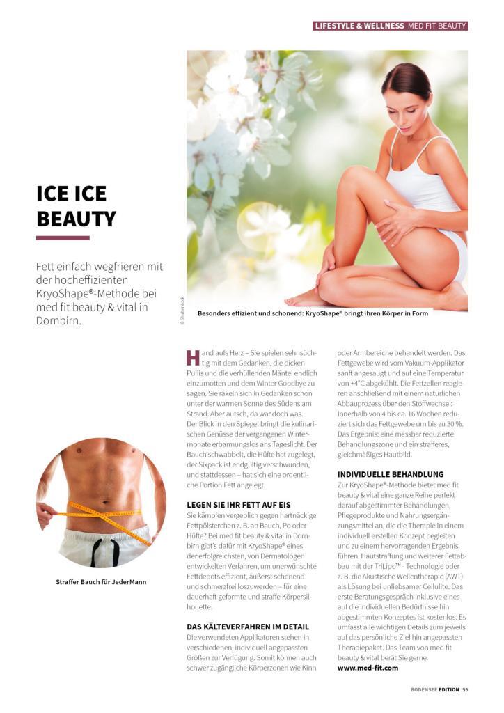 ice ice beauty pr medfit wohlfühlschön